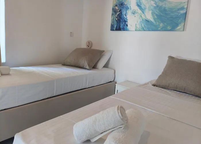 To Kamnaki Seaview In Mykonos' Heart Lägenhet *