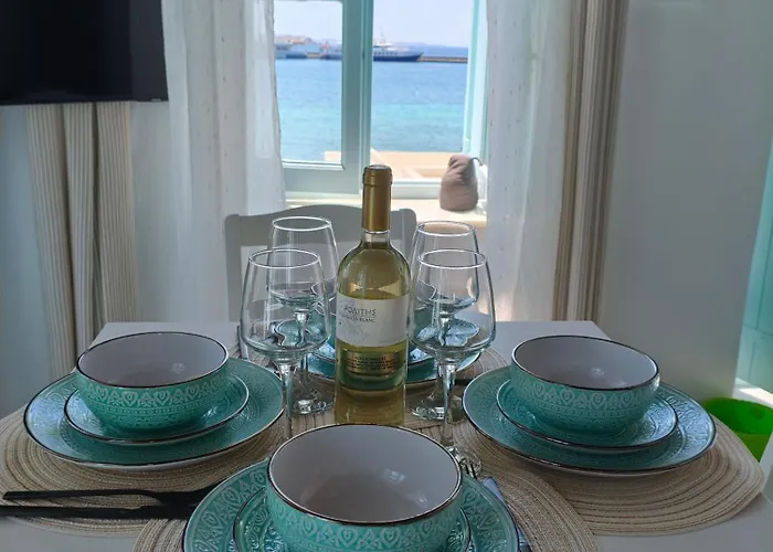 To Kamnaki Seaview In Mykonos' Heart Lägenhet *